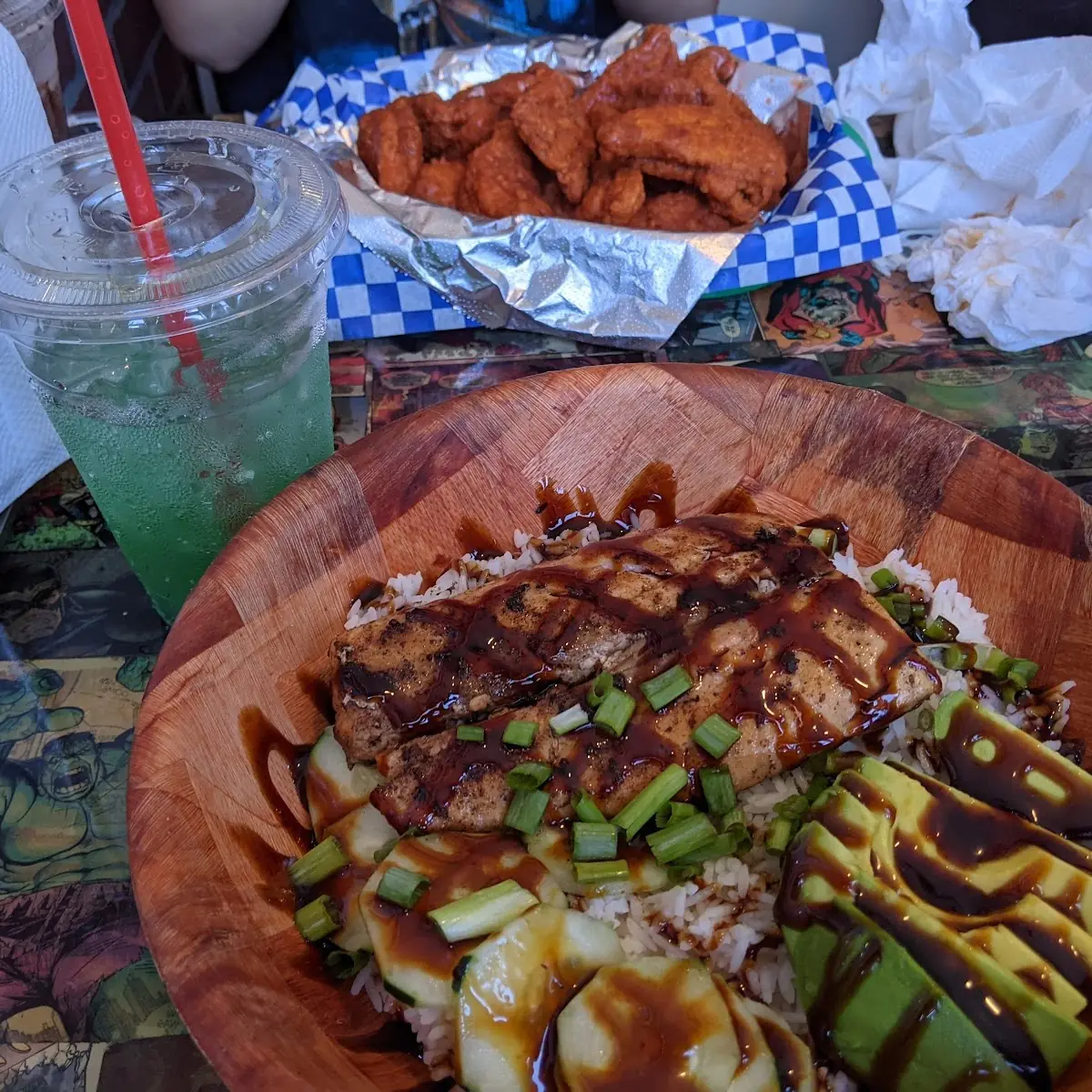 Salmon with Rice Bowl