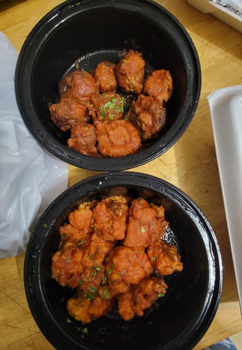 Buffalo Cauliflower & Breaded Mushroom Bites