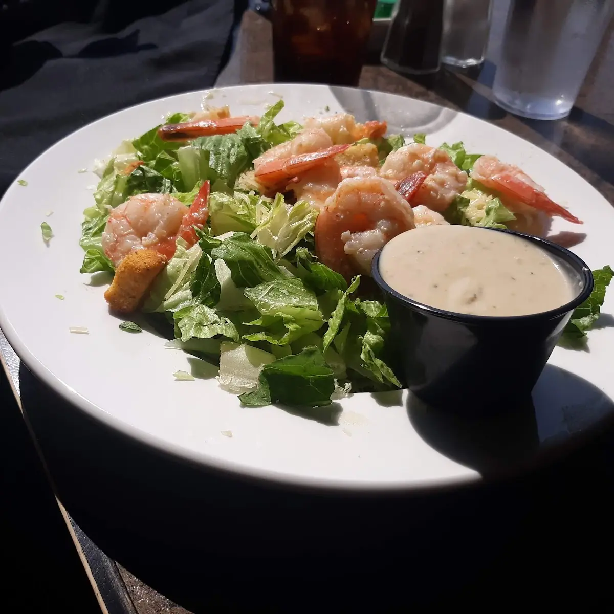Ceasar Salad with Shrimp