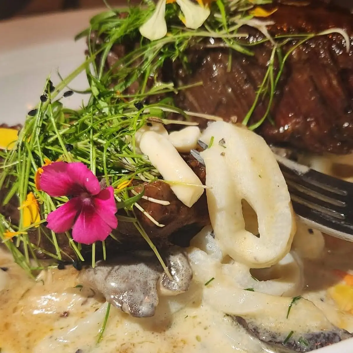 Scallop Noodle & Short Rib
