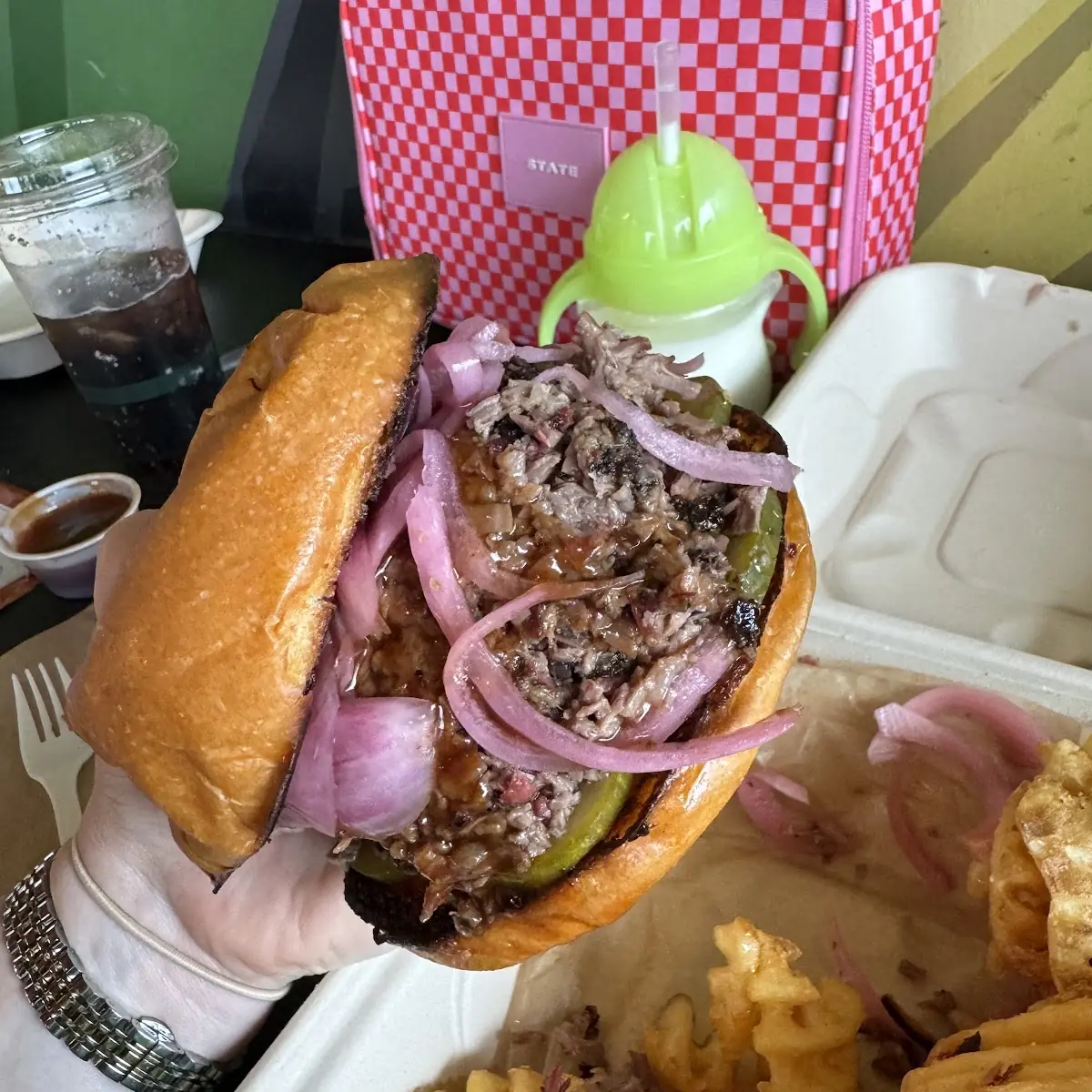 Chopped Brisket Sandwich