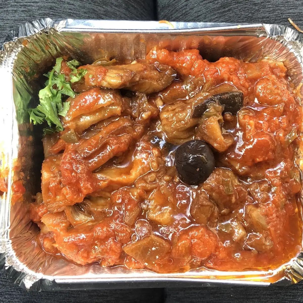Eggplant in Tomato Sauce