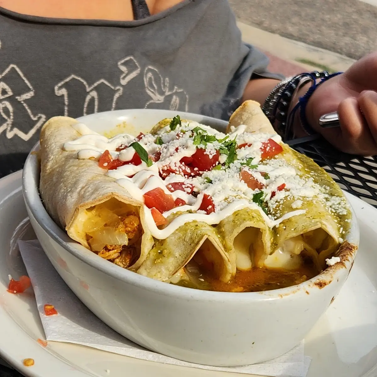 Chicken Enchiladas Verdes