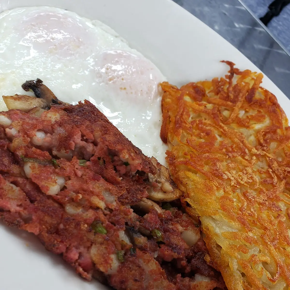 Corned Beef Hash and Eggs