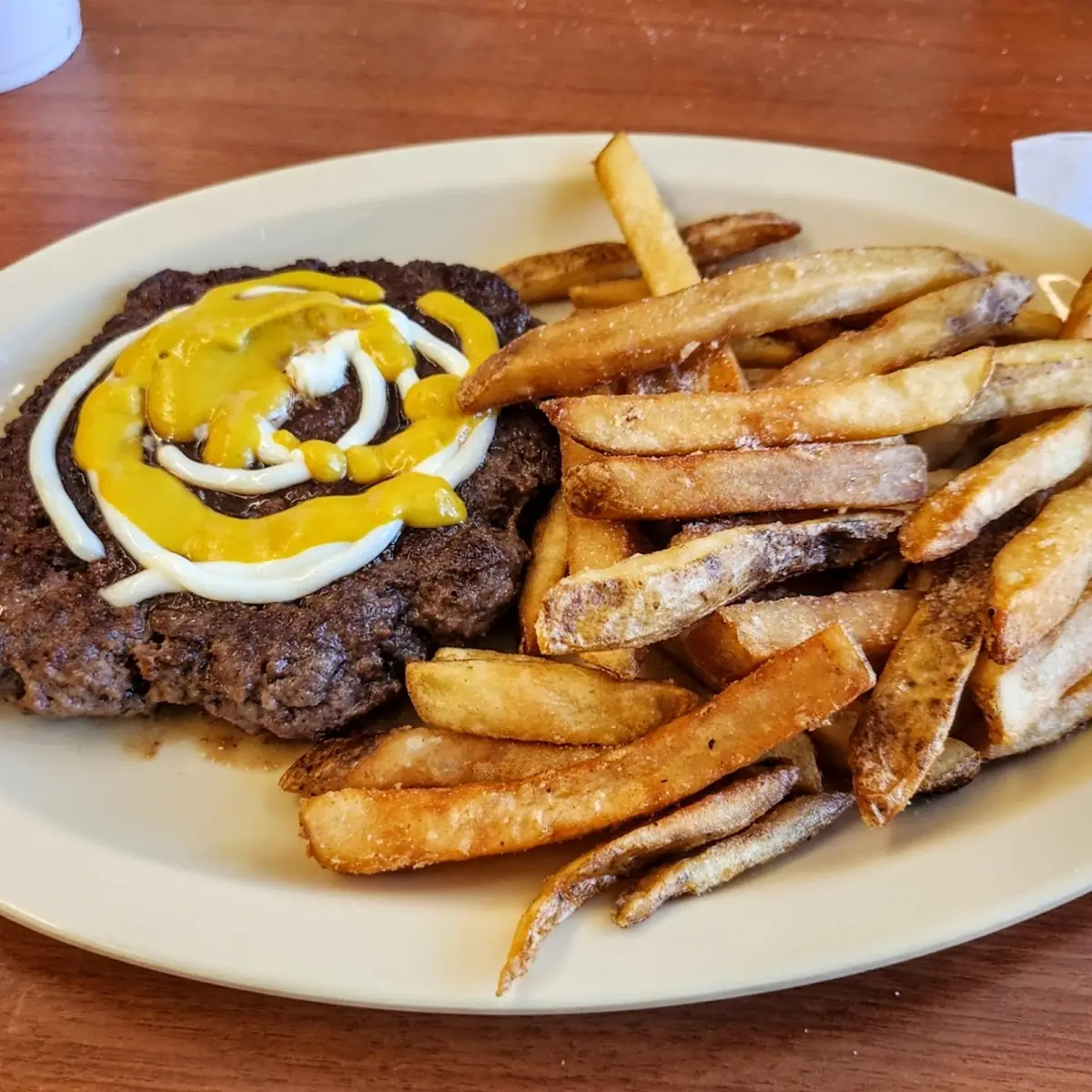 Burger and Fries