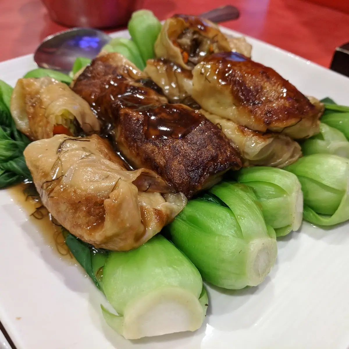 Bean Curd with Bak Choi