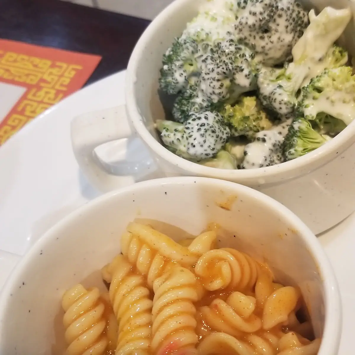 Pasta Salad and Broccoli Salad