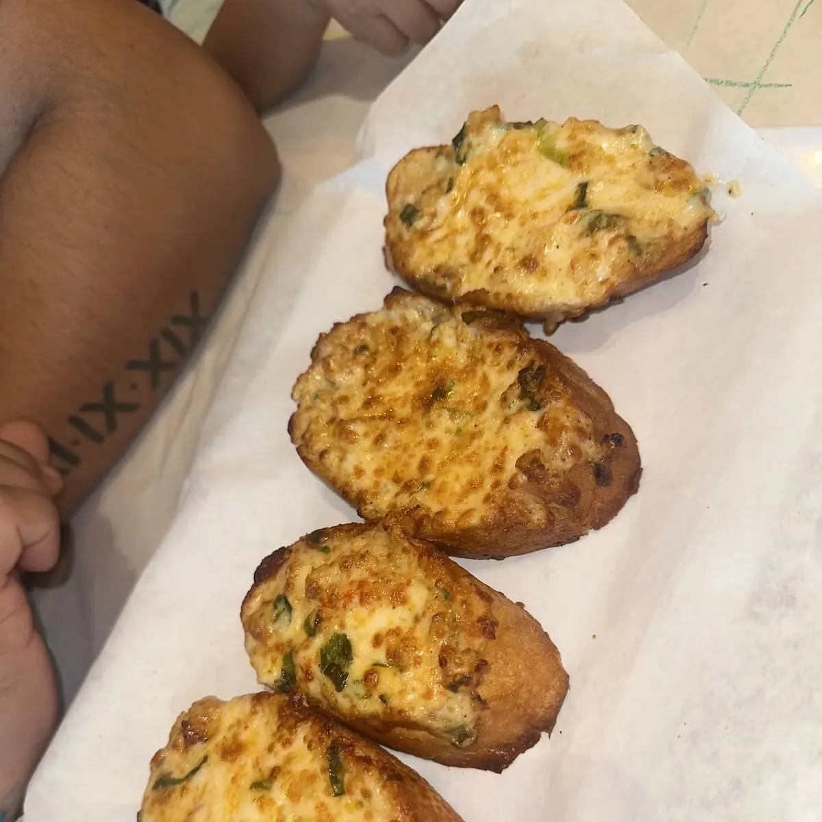 Crawfish Cheese Bread