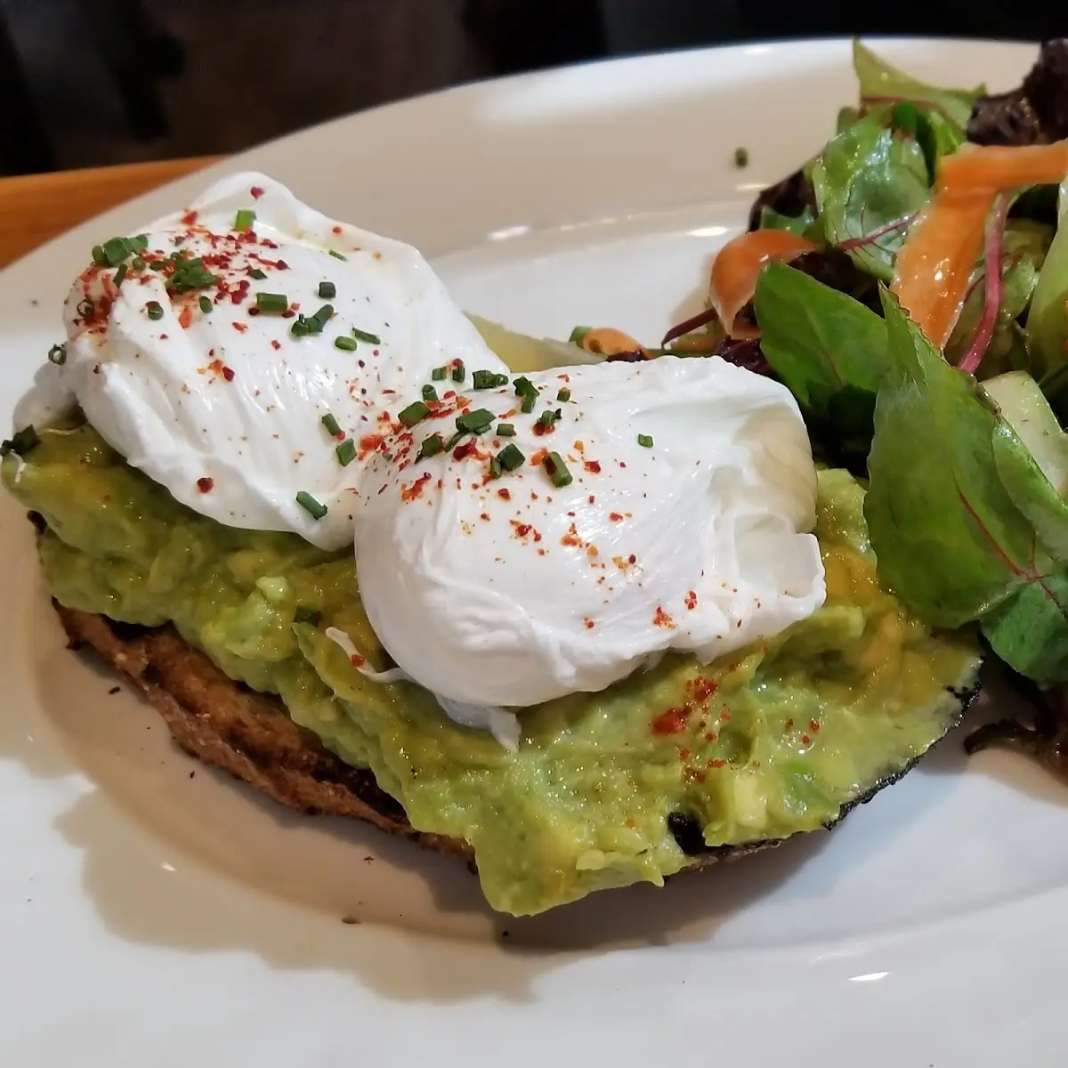 Eggs on Avocado Toast