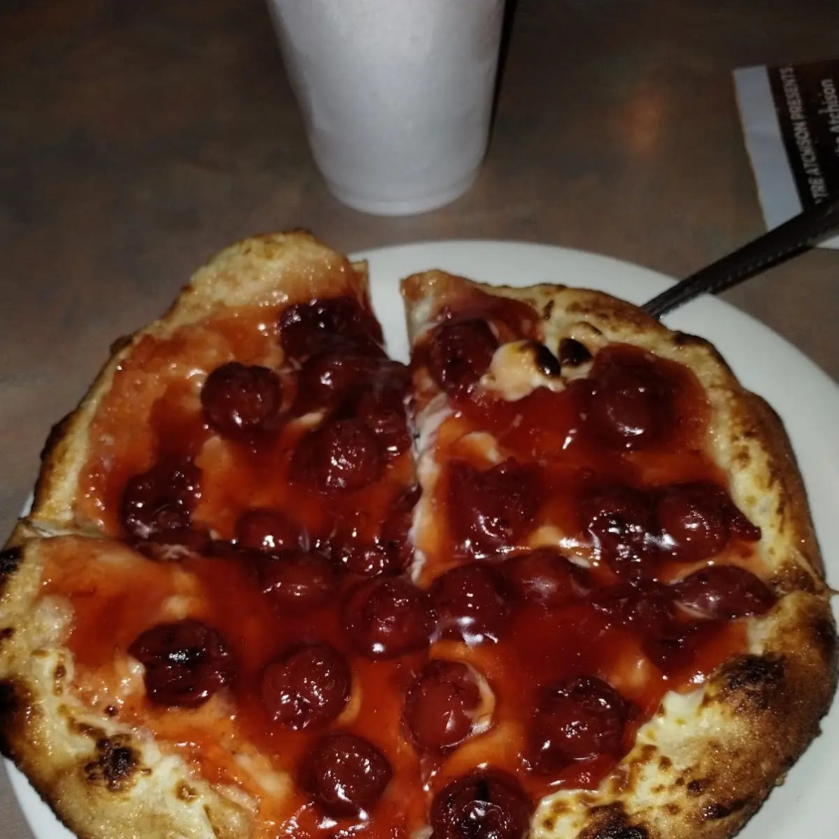 Cherry and Cream Cheese Pizzert