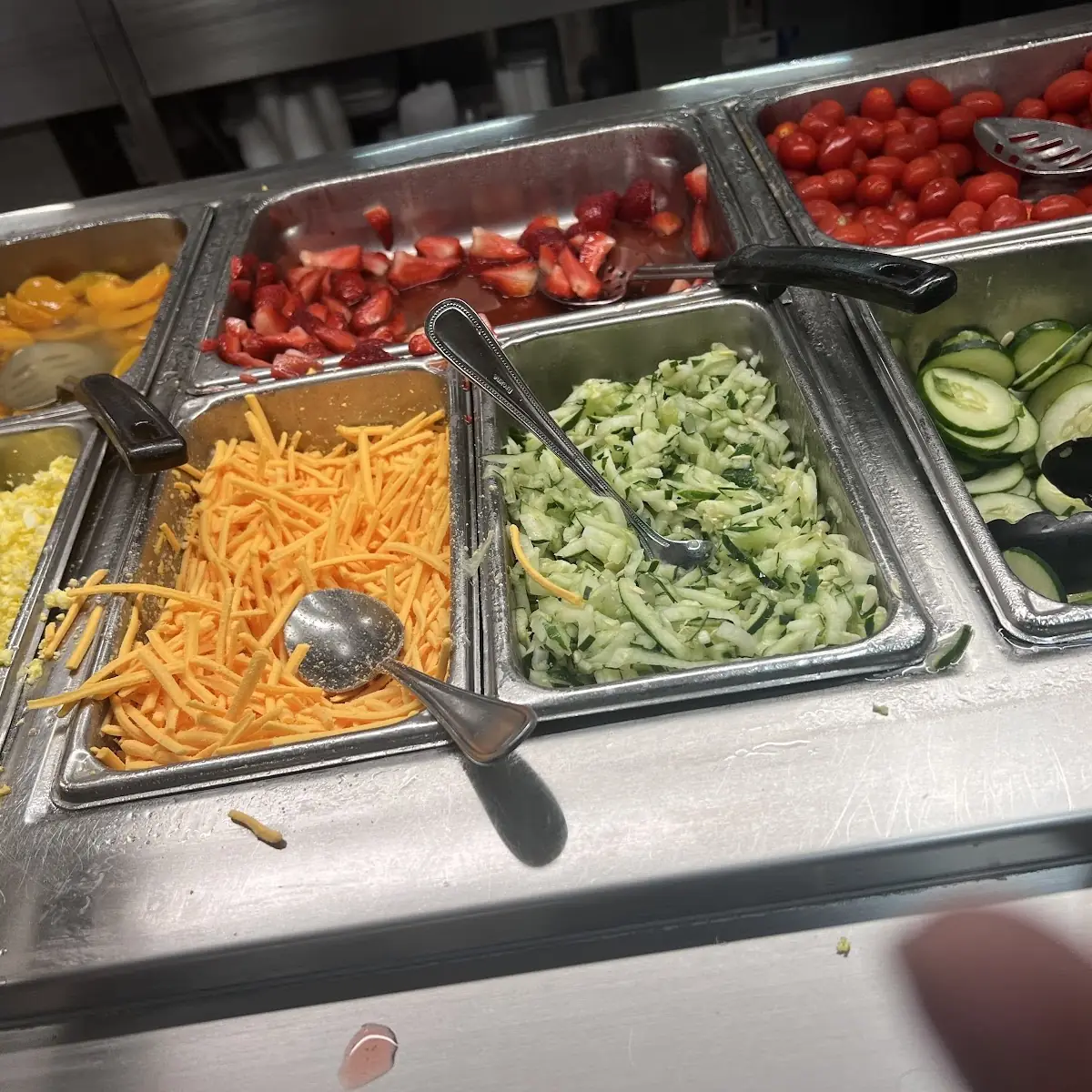Fresh Chopped Salad Bar Ingredients