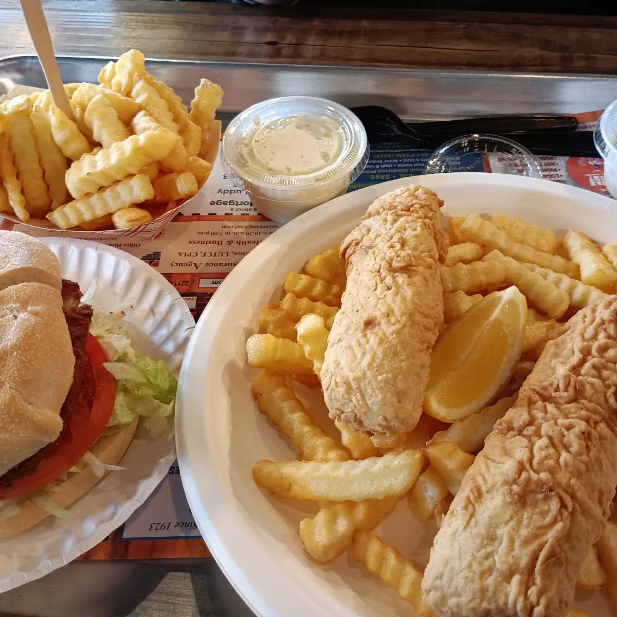 Fried Fish Sandwich Combo Meal