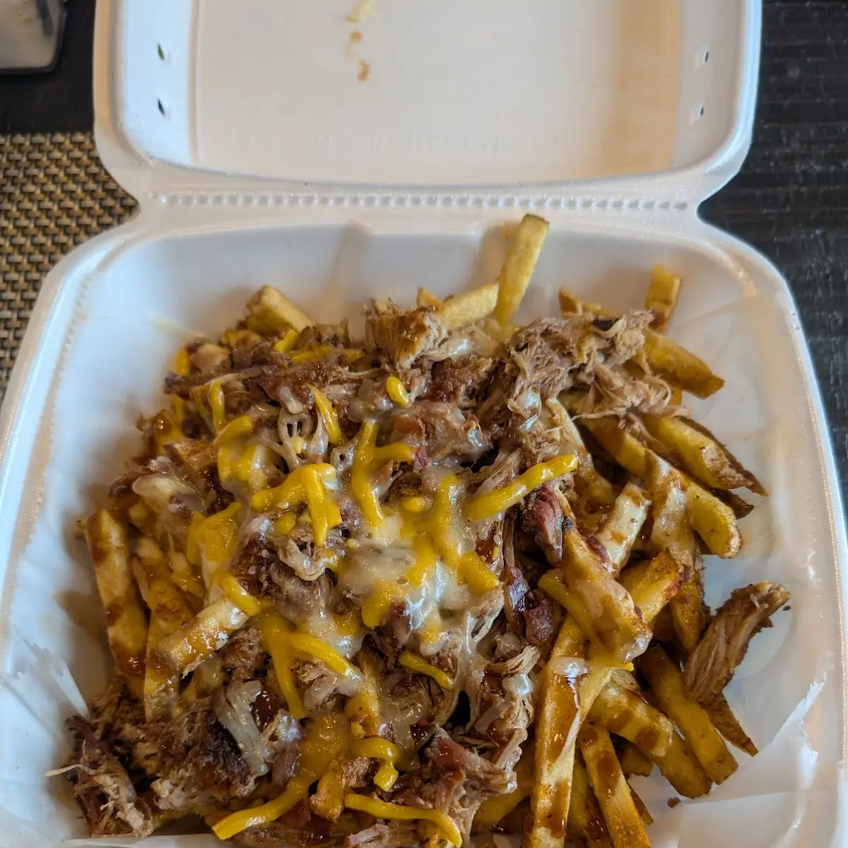 Loaded Fries with Pork