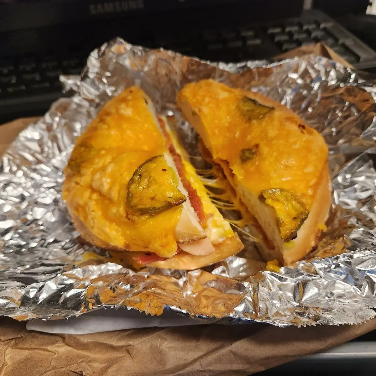 Bacon Egg and Cheese Lox Bagel