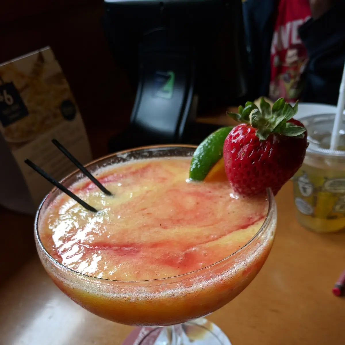 Frozen Strawberry-Mango Margarita