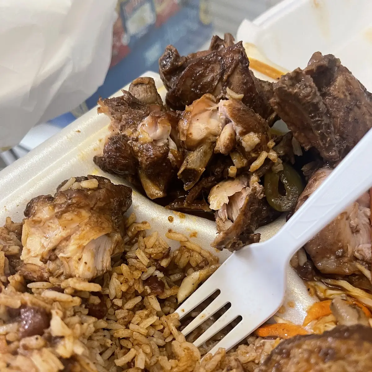 Brown Stew Chicken Combo
