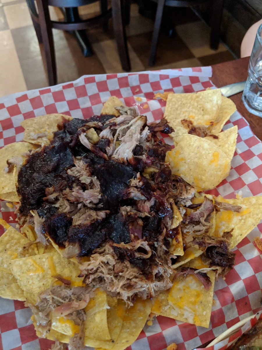 BBQ Nachos, Memphis Blues Barbeque House