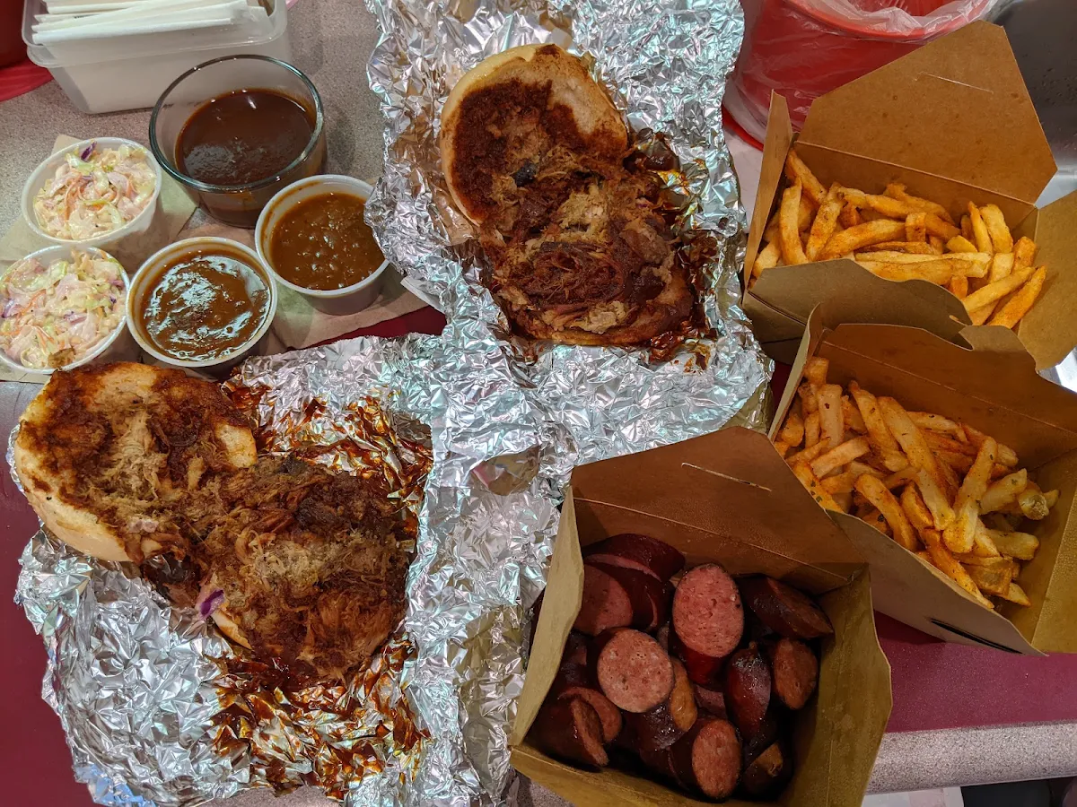 Pulled Pork Sandwiches, Memphis Blues Barbeque House