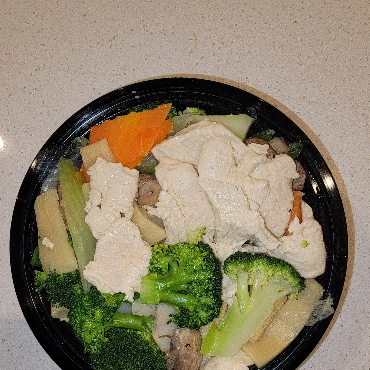 Steamed Chicken V Vegetables