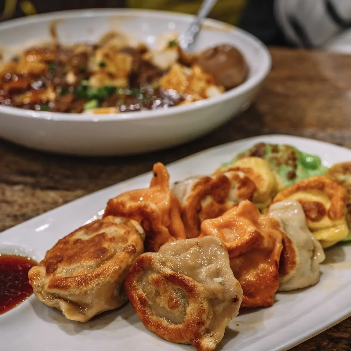 Pork Wonton in Chili Sauce