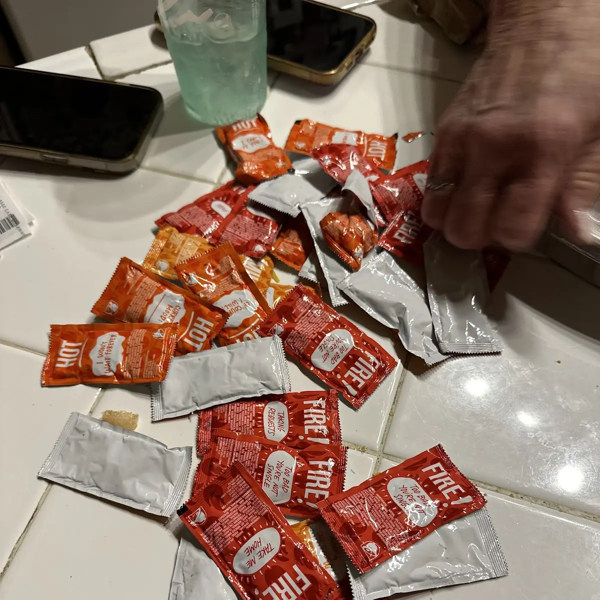 Too Many Sauce Packets