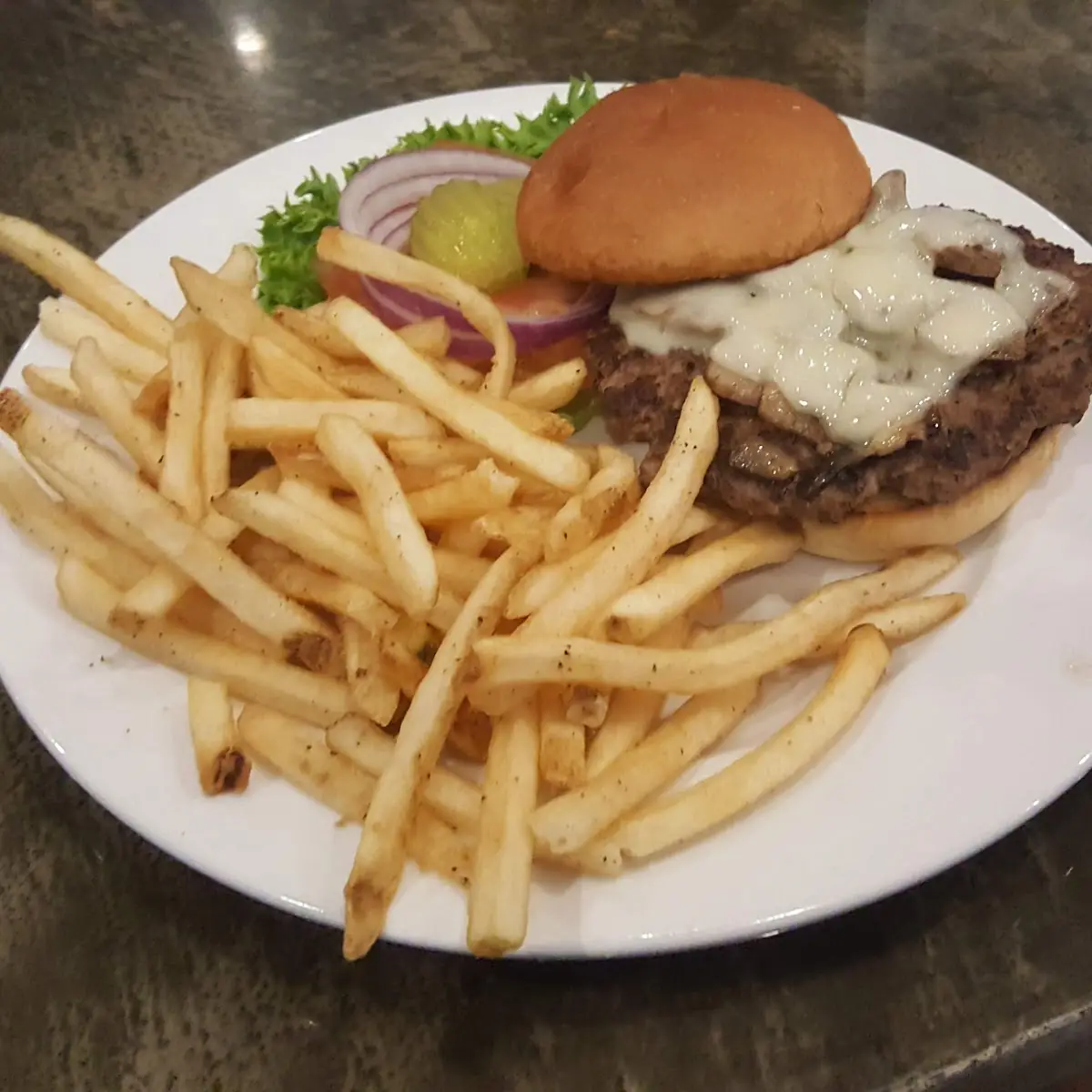 Mushroom & Swiss Burger