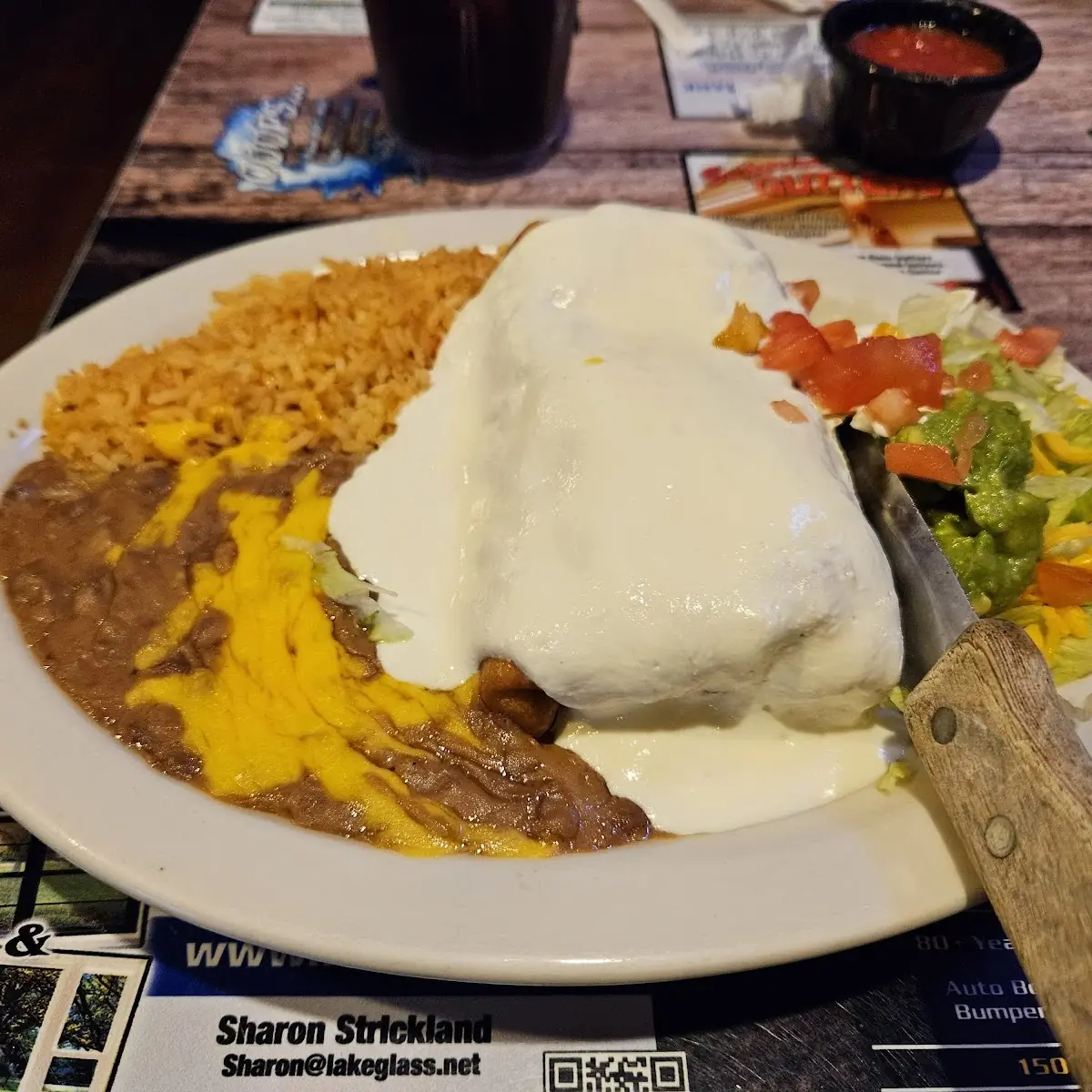 Chicken Enchilada with Sour Cream