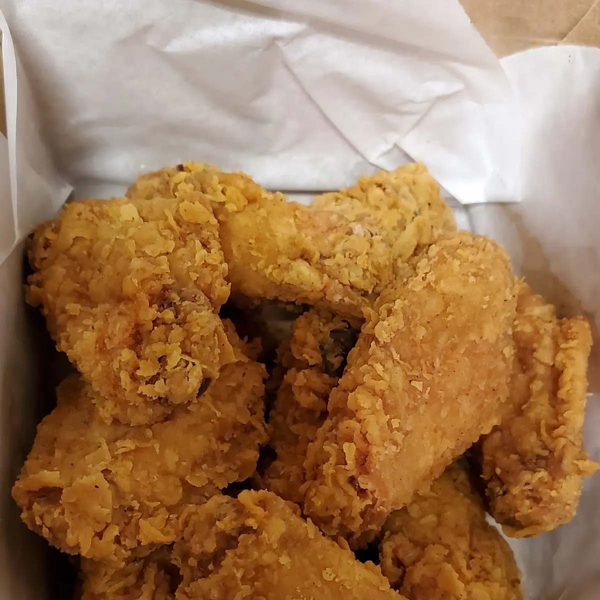 Crispy Chicken Wings Half Order 10pcs