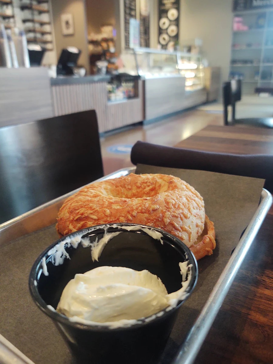 Asiago Bagel with Cream Cheese