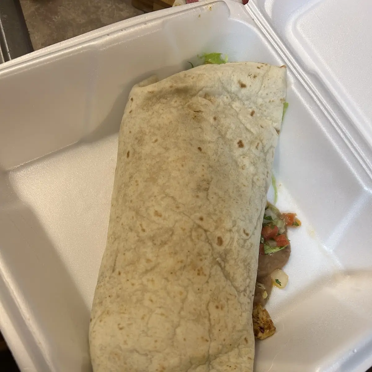 Huge Chicken Burrito