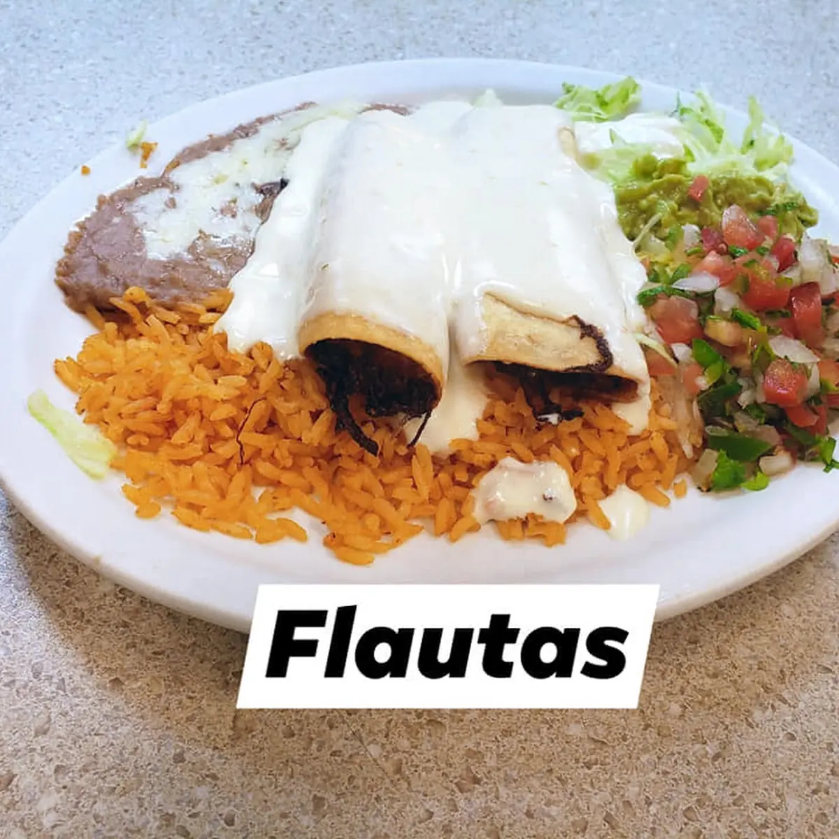 Red Sauce Burrito with Rice and Beans