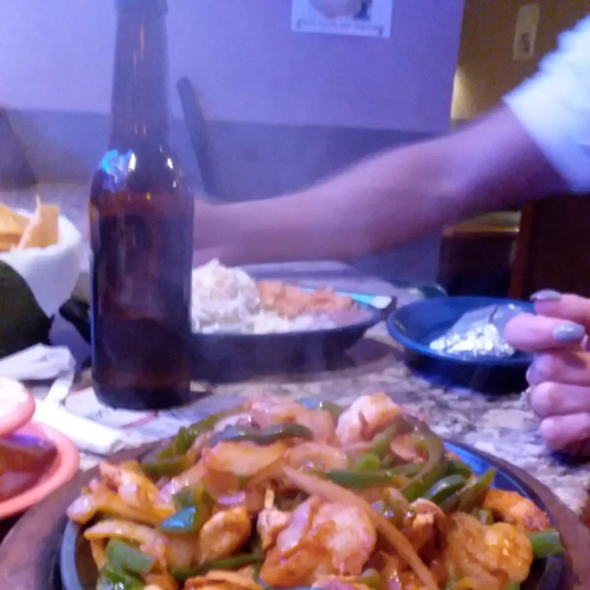 Shrimp Fajitas