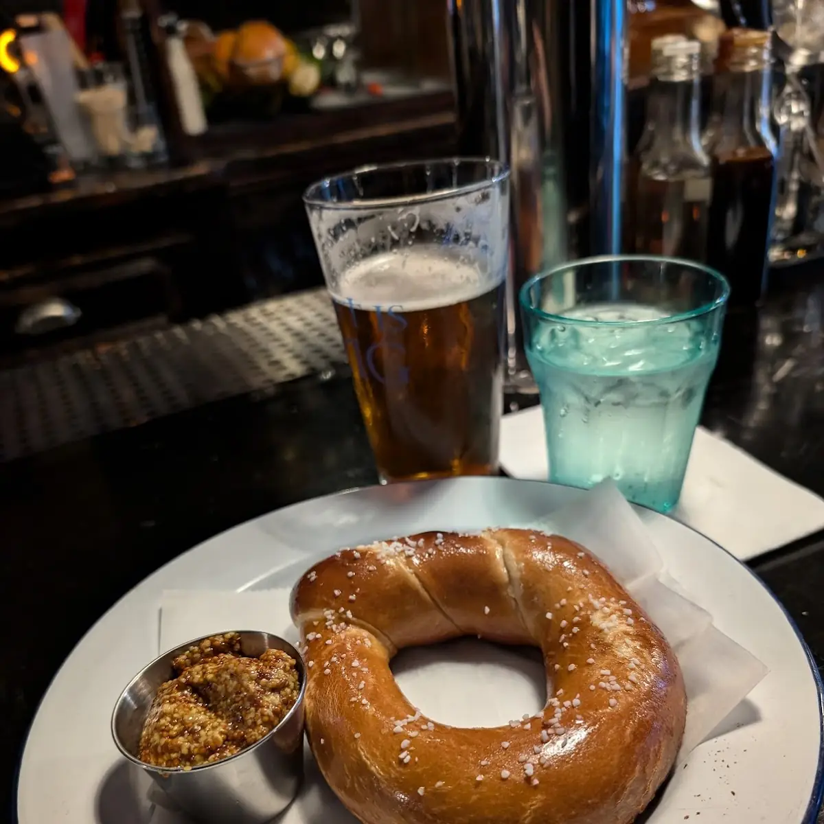 Esp Co Soft Pretzel with Mustard V