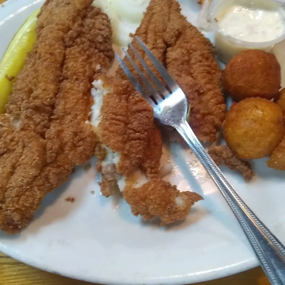 Catfish Dinner Plate