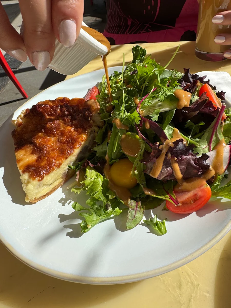 Quiche Lorraine and Side Salad