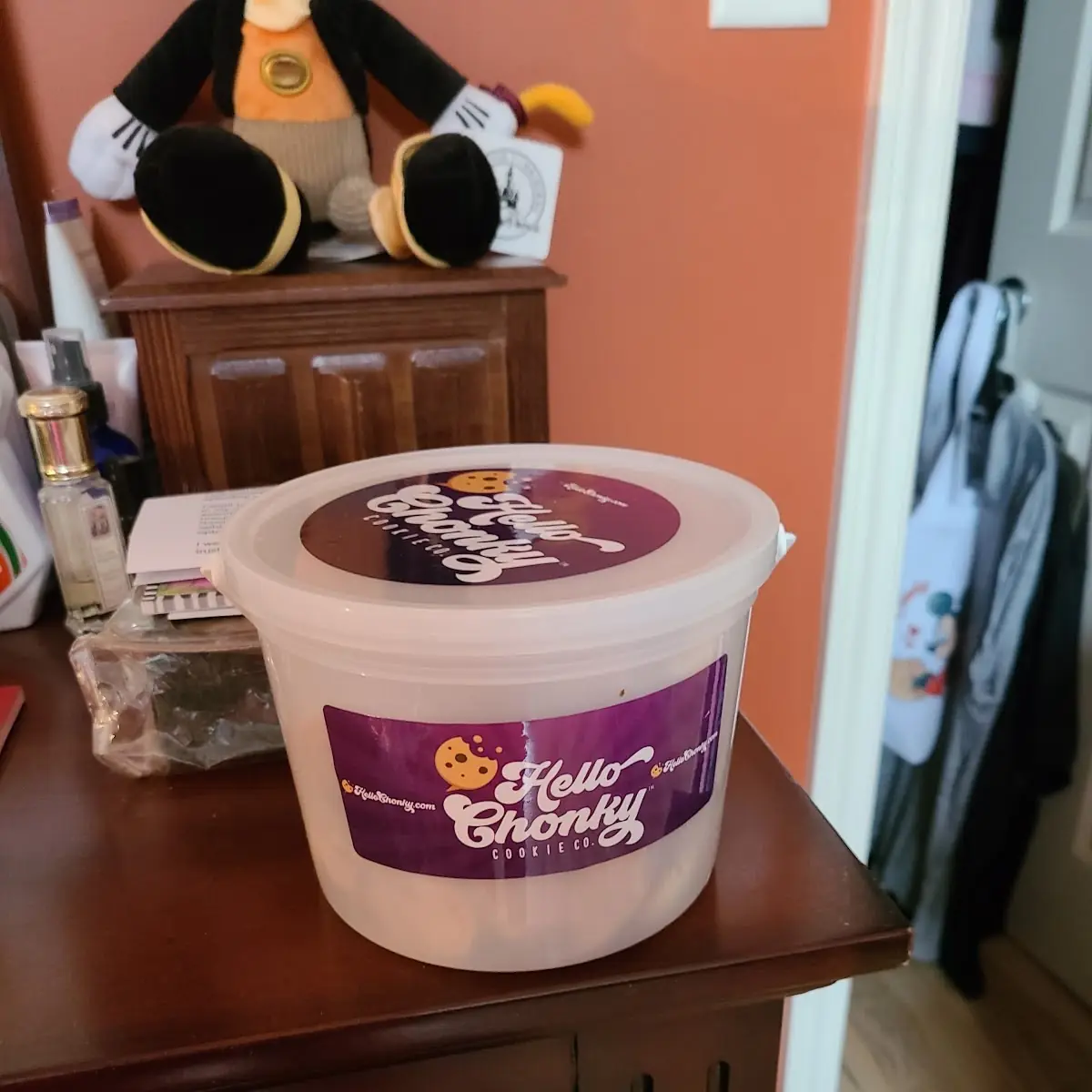 Bucket of Mini Chocolate Chip Cookie