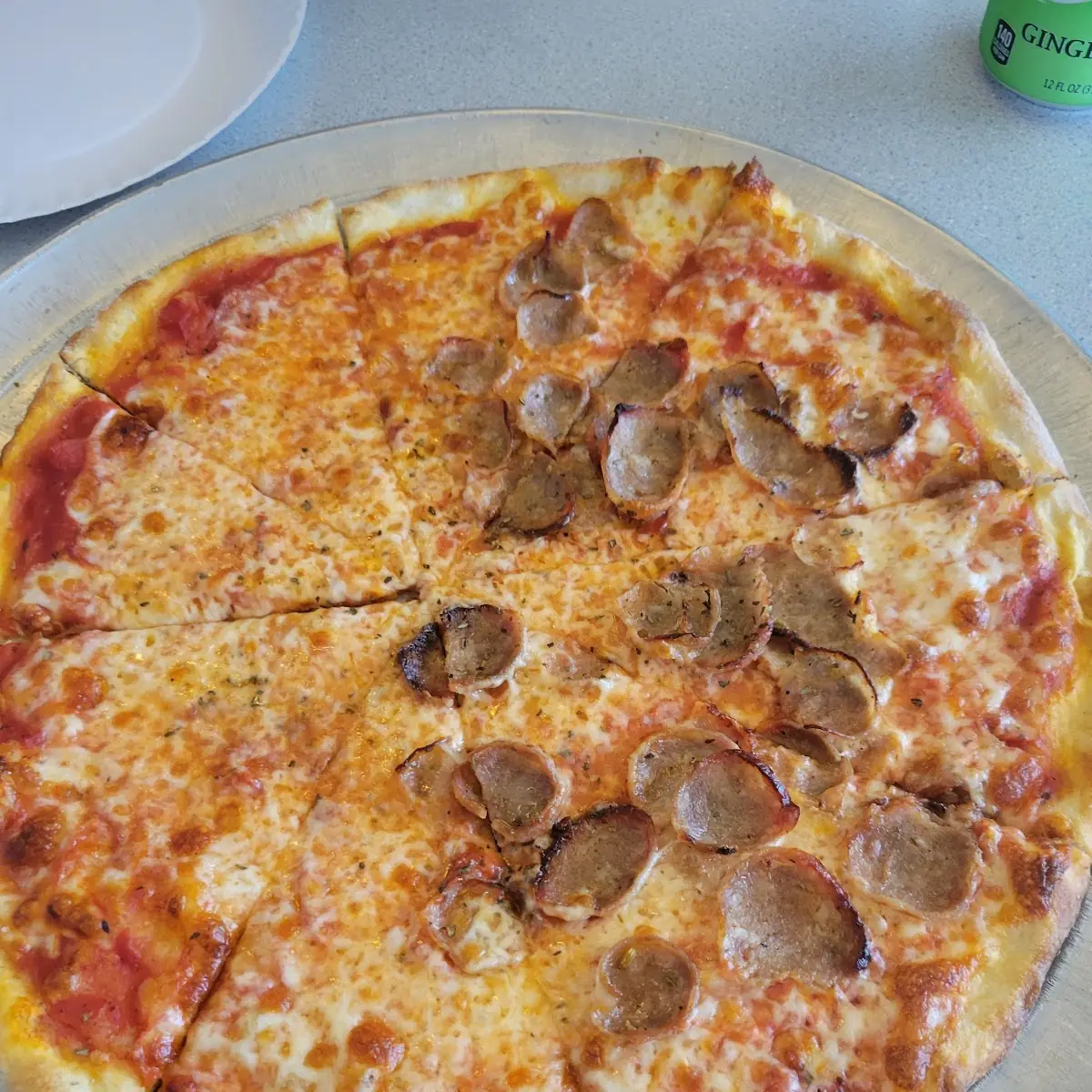Half Sausage Pizza