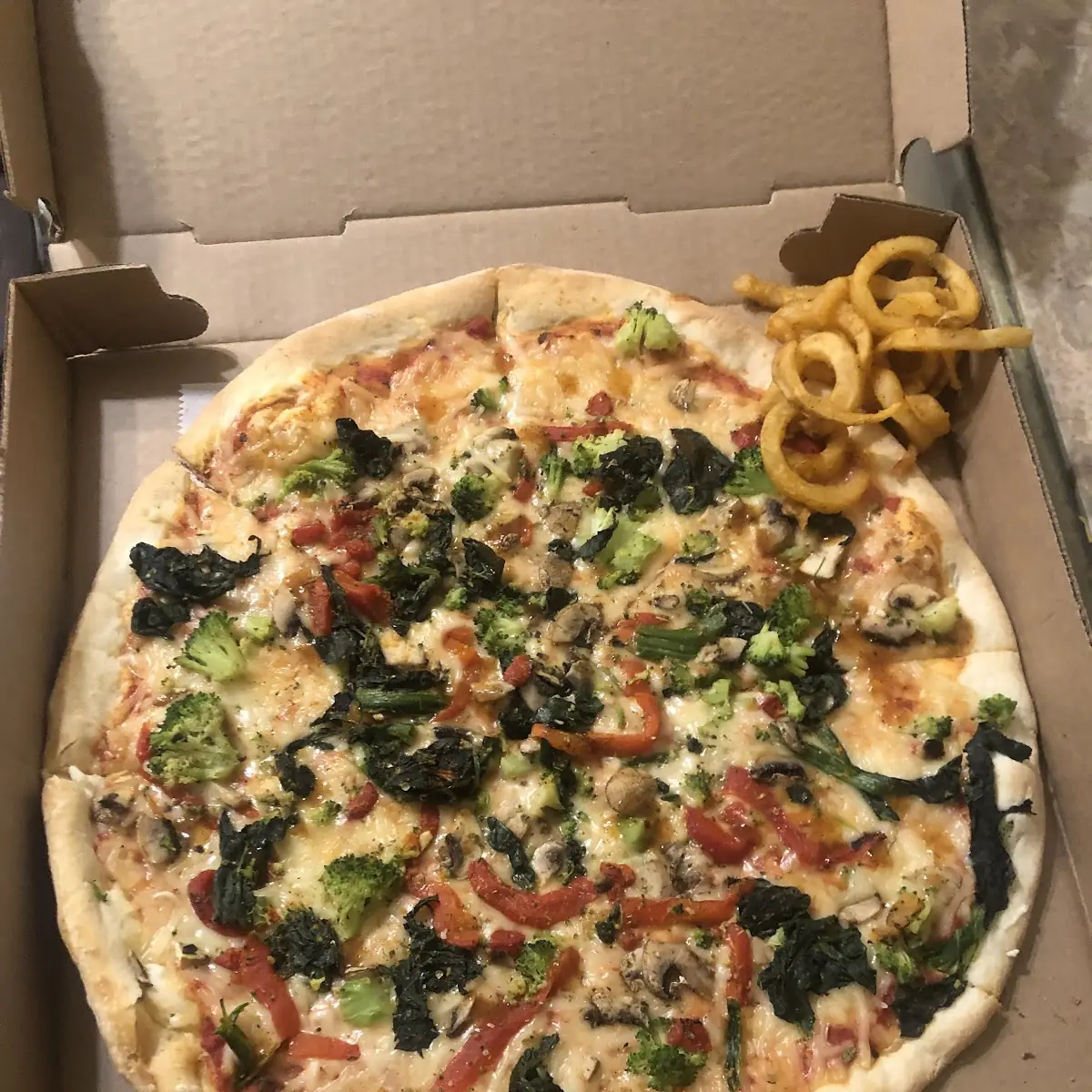 Veggie Pizza with Vegan Cheese