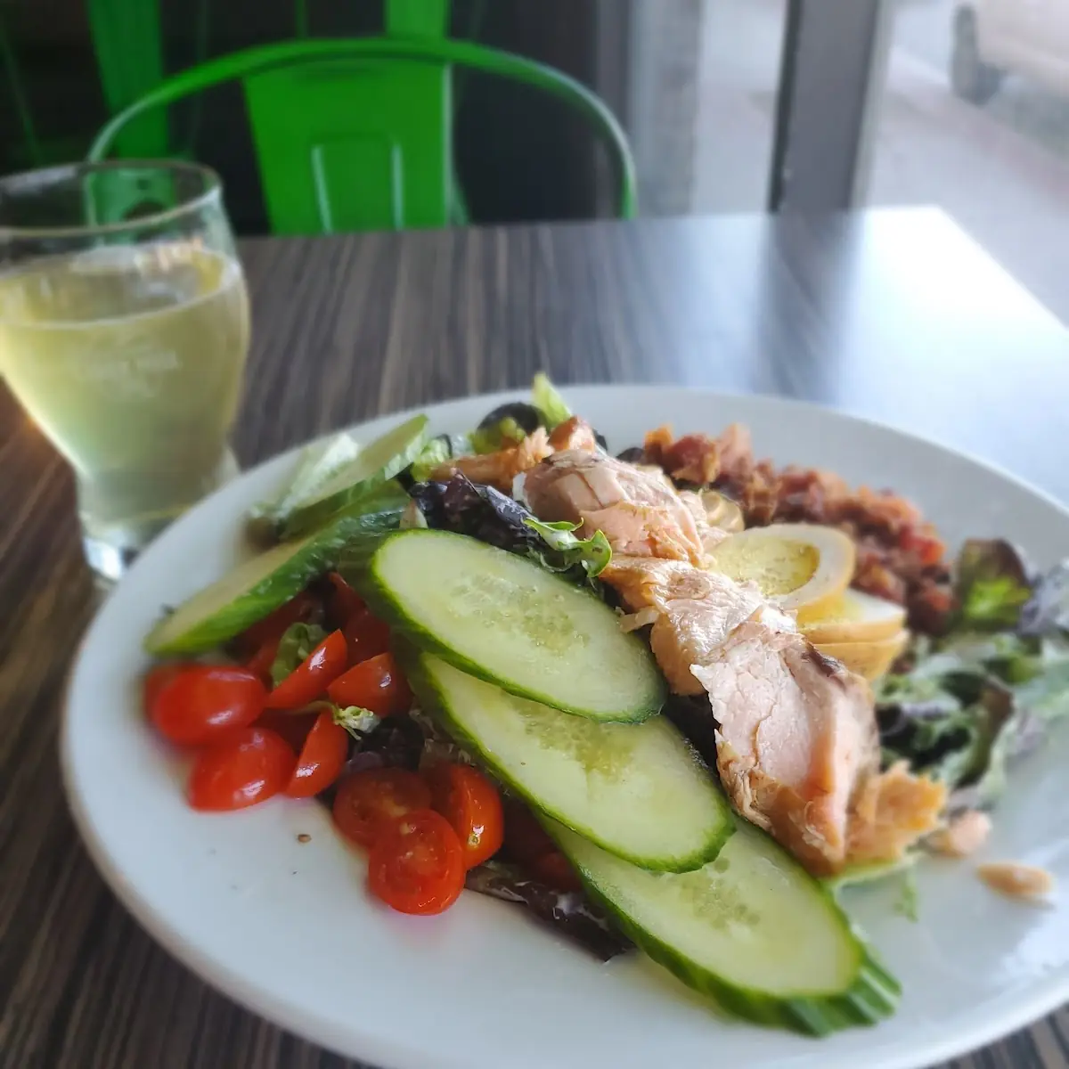 Smoked Salmon Chef Salad