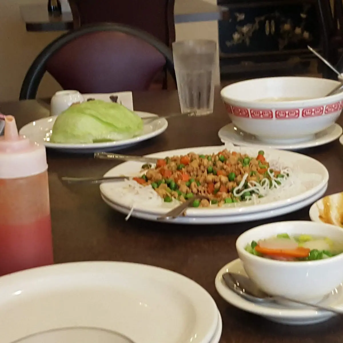 Wonton Soup Sesame Seed Chicken Chicken Lettuce Wrap