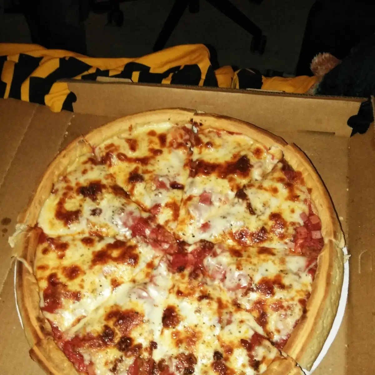 Deep Dish Sausage N Pepperoni Pizza
