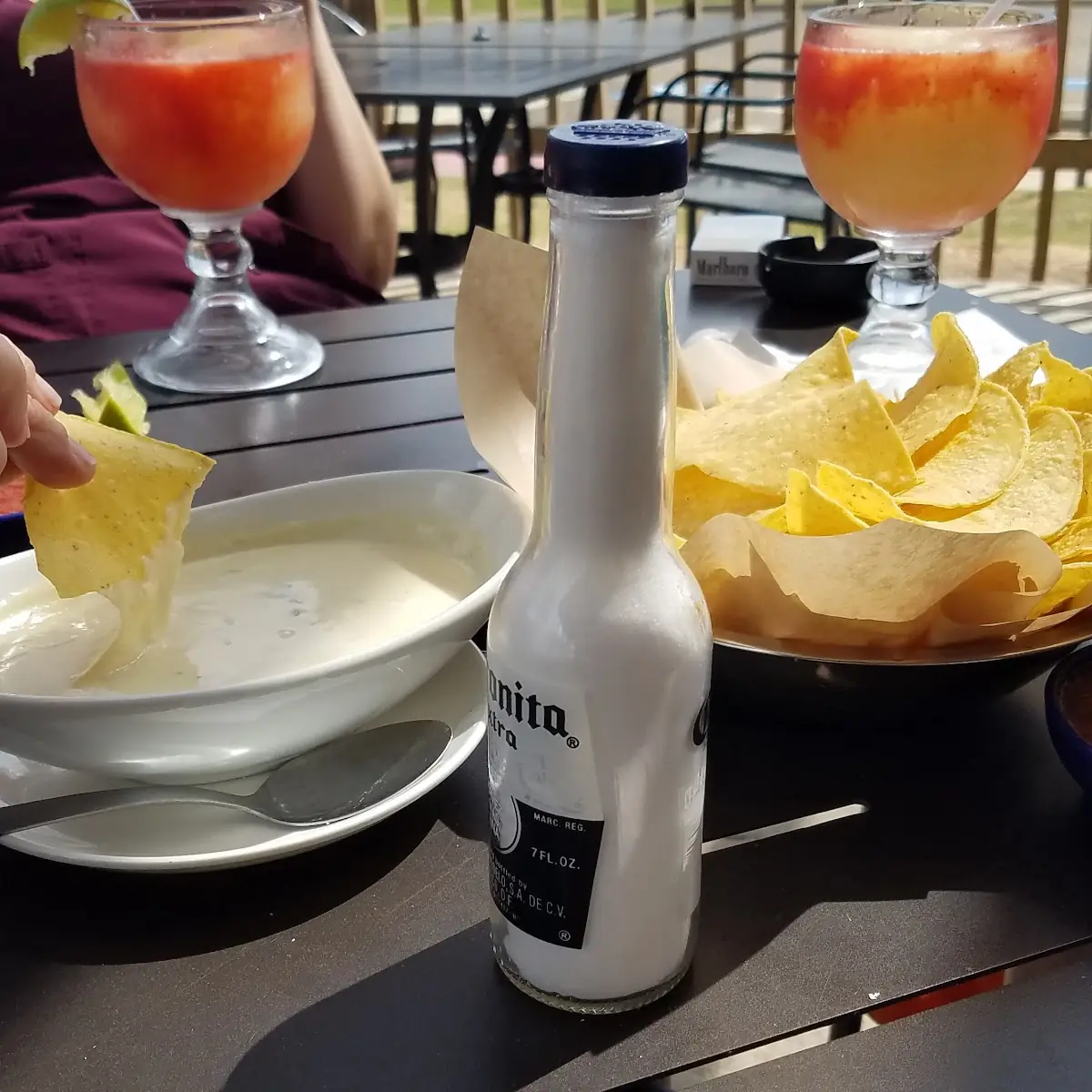 Chips and Queso Dip