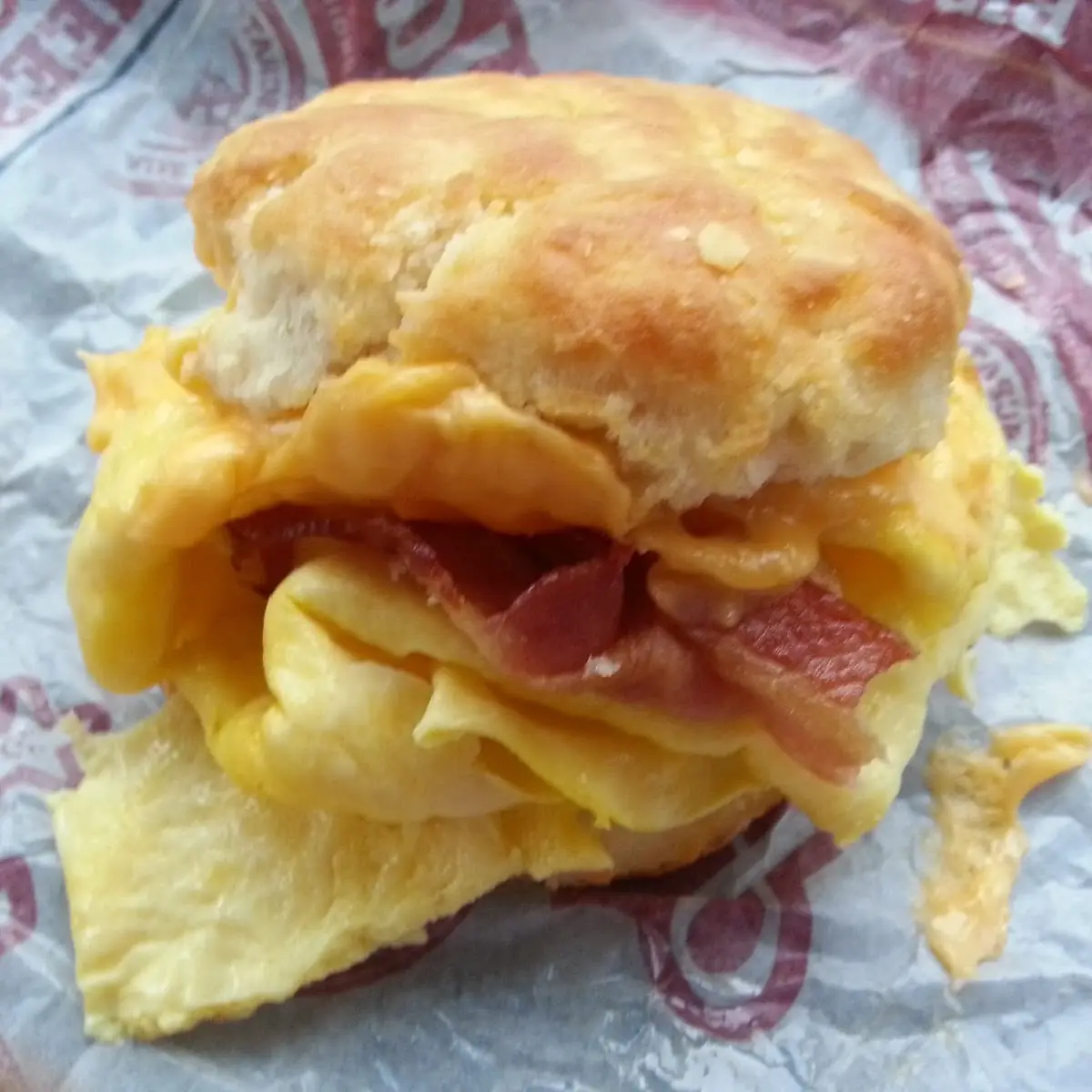 Bacon and Egg Biscuit