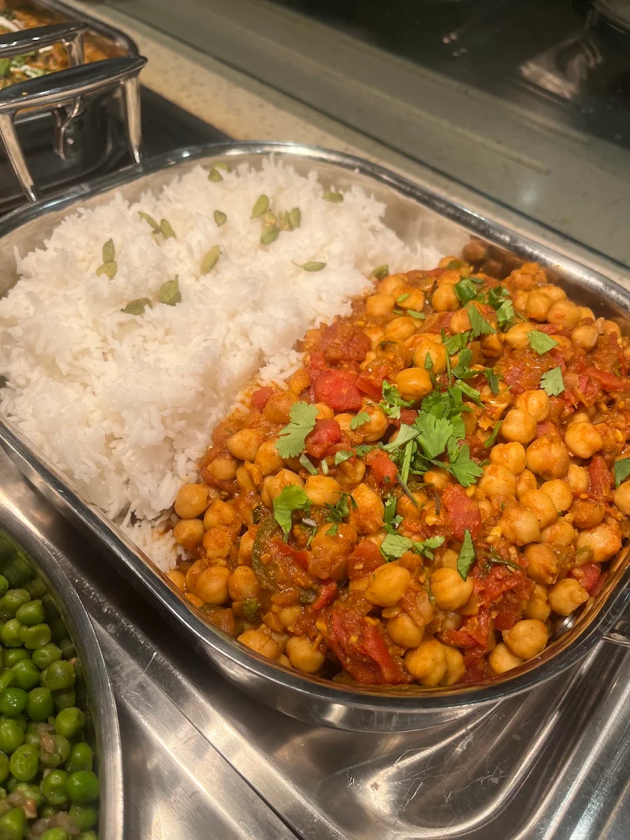 Chana Masala and Basmati Rice