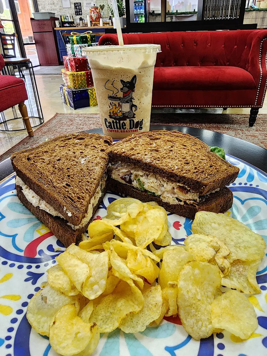 Cranberry Pecan Chicken Salad Sandwich