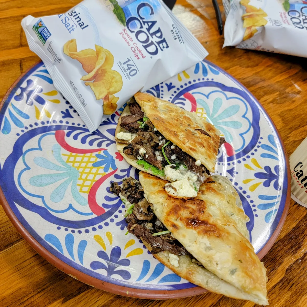 Steak and Wild Mushroom Panini