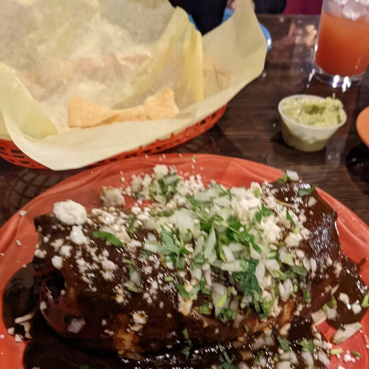 Mole Poblano Enchiladas