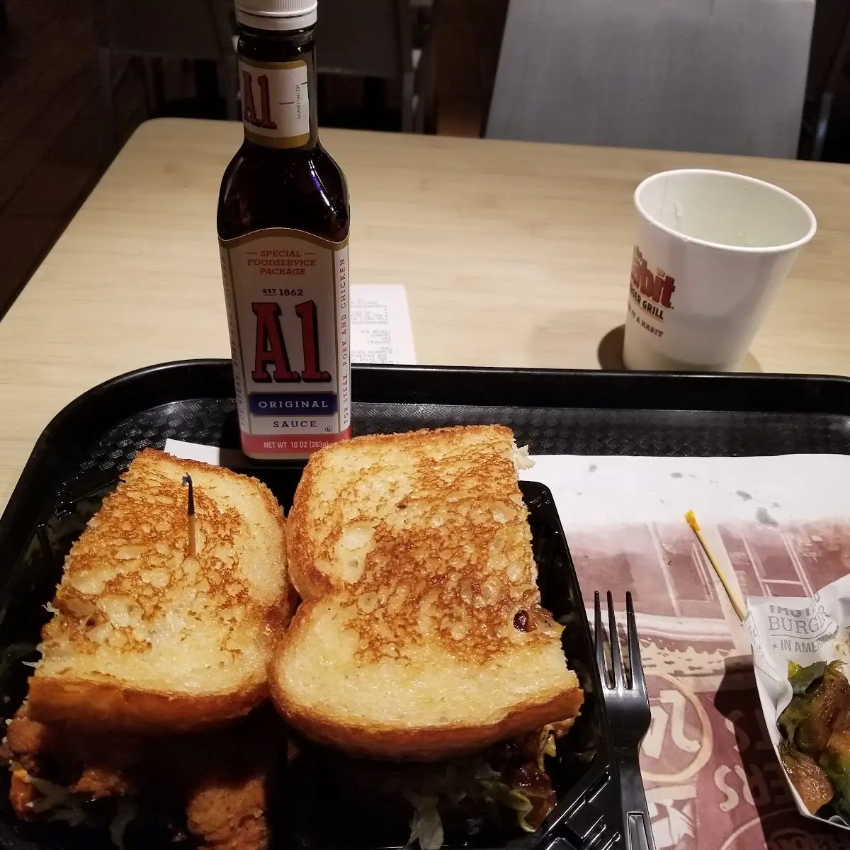 Seared Ahi Tuna Sanwich on Grilled Sourdough
