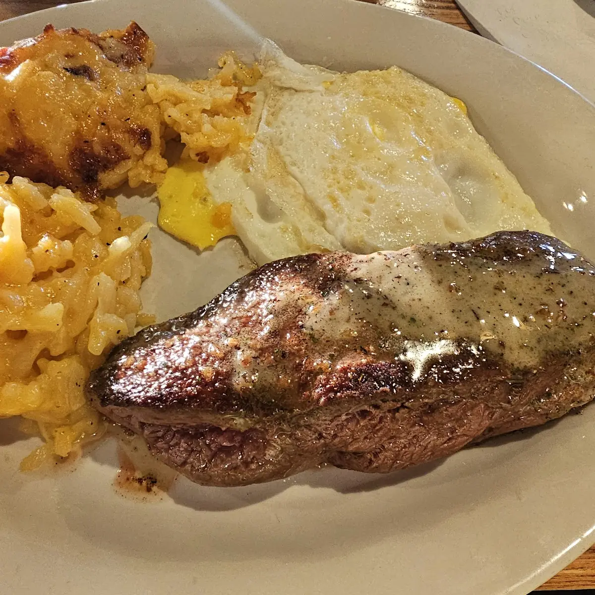 New York Strip Steak & Eggs