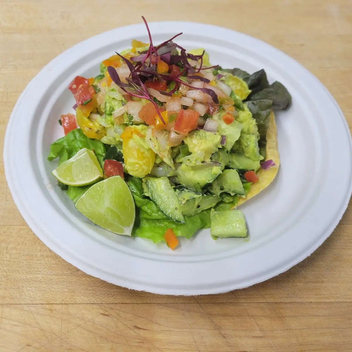Shrimp Ceviche Tostada